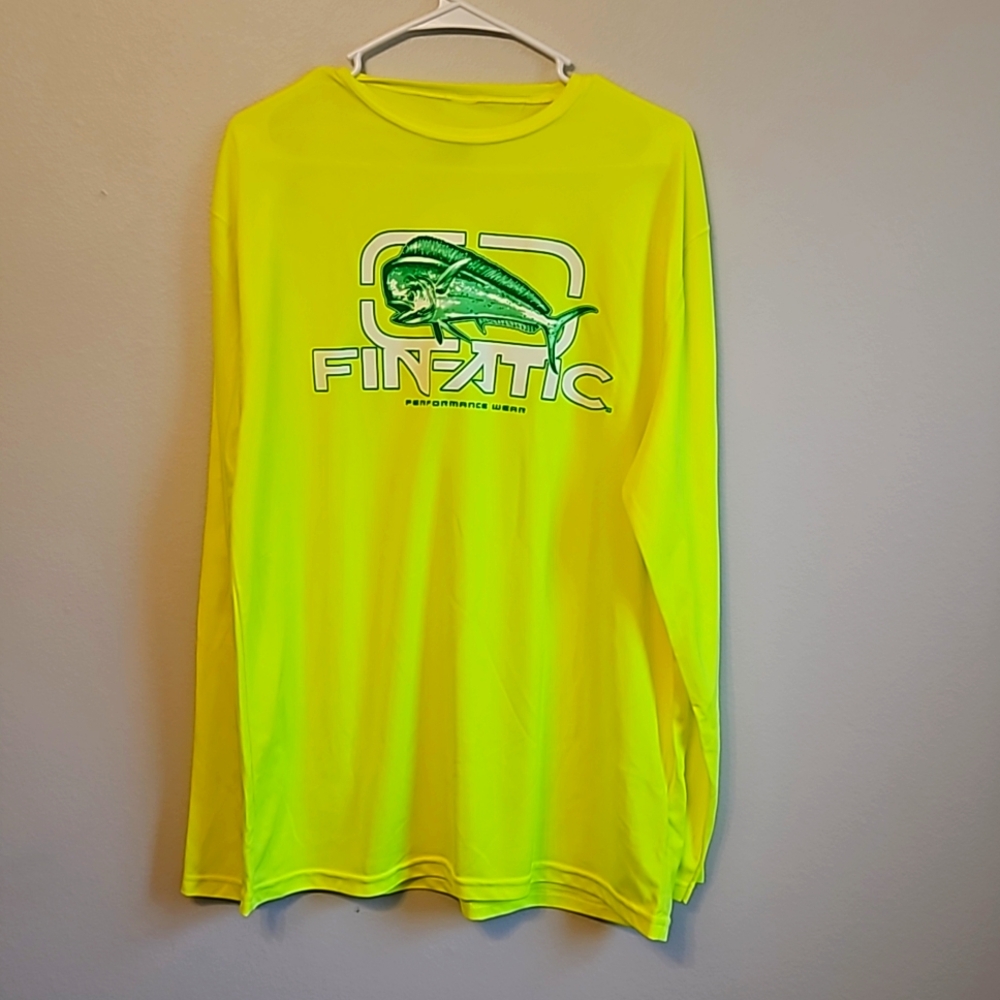 Mens lomgsleeve performance shirt, Fin-atic, XL
